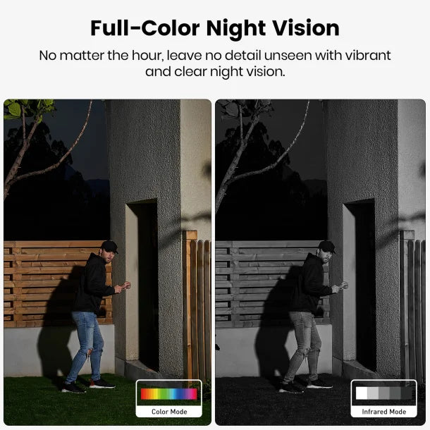 AOSU 4K UHD 8.0MP SolarCam P1 Max Outdoor AI Smart Security Camera (C8S2CA11)