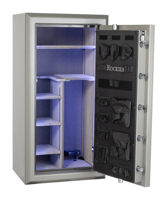 Hayman Rockies RK 5930 E 24-Gun Safe with 120-Minute Fire Rating & Electronic Lock