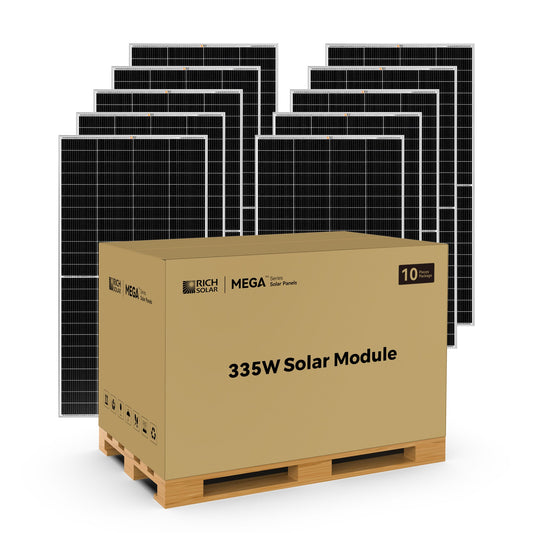 RICH SOLAR MEGA 335W 24V Monocrystalline Solar Panel (TopCon)