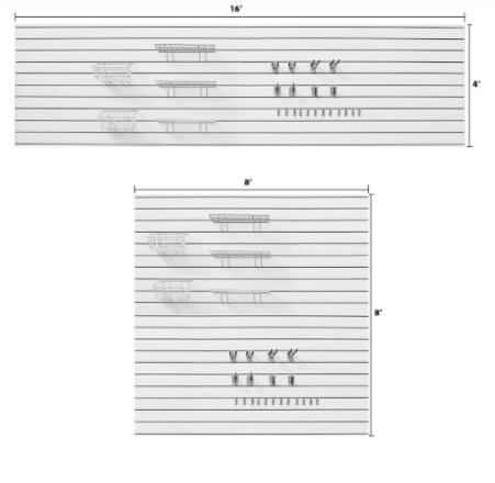Ultimate Bundle - White Wall-Mounted Storage Panels 33009k