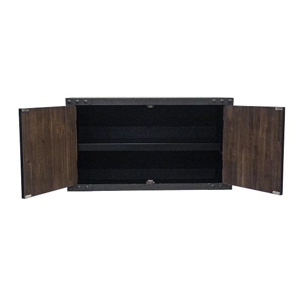 Duramax 4-Piece Garage Storage Combo Set Wall Cabinets Open Door