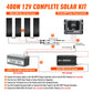 RICH SOLAR 400W Slim Solar Kit with 30A MPPT Charge Controller | Off-Grid Van & RV Power