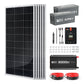 Rich Solar 1200 Watt 24V Off-Grid Complete Solar Kit with Lithium Batteries