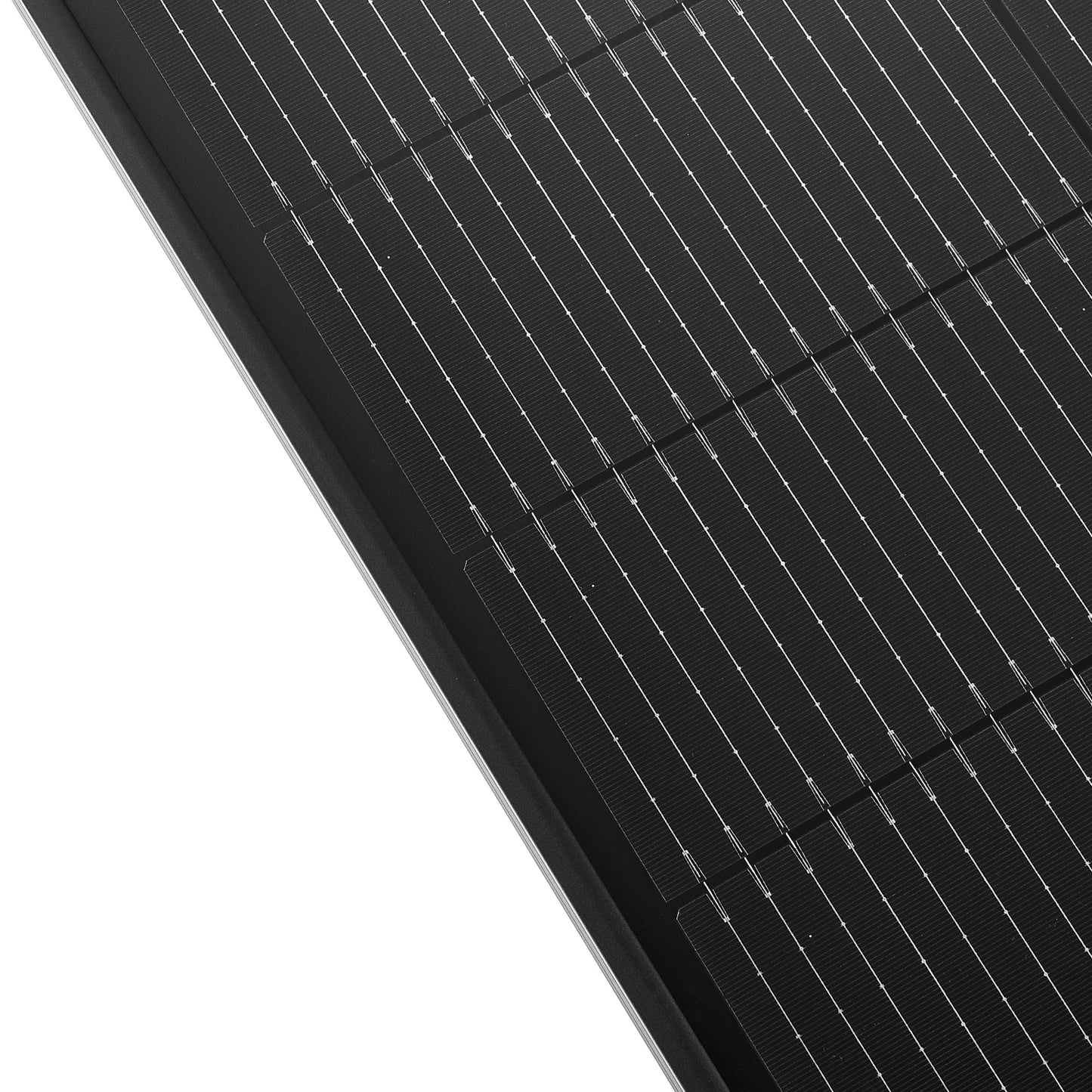 RICH SOLAR MEGA 130 Slim 12V Mono Solar Panel (Onyx Black & Silver)