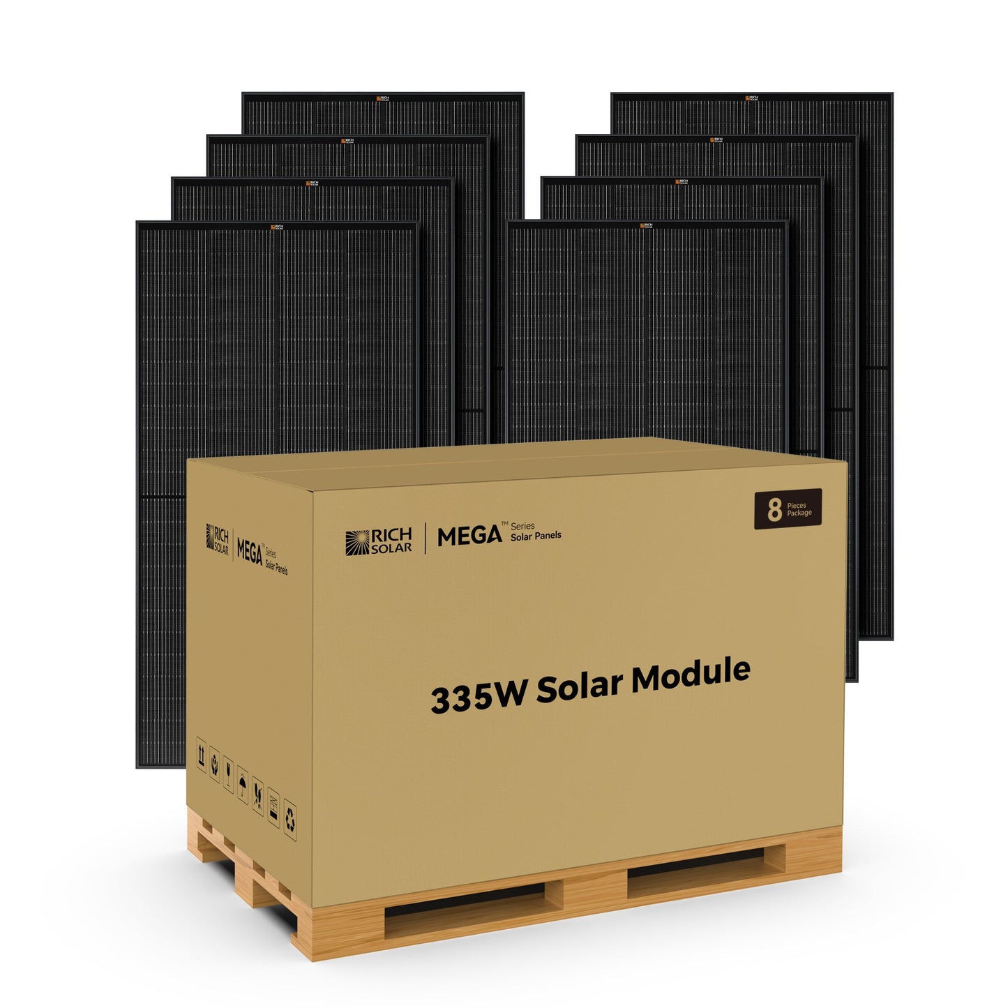 RICH SOLAR MEGA 335W 24V Monocrystalline Solar Panel (TopCon)