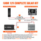 Rich Solar 100W Slim Onyx Off-Grid Solar Kit | 12V Monocrystalline Van & RV Power