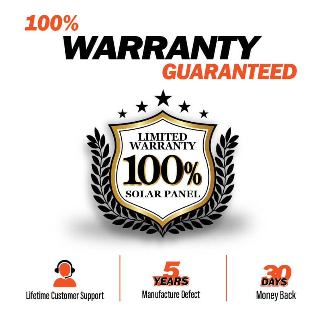 RICH SOLAR MEGA 100 & Onyx 100W 12V Off-Grid Solar Panel