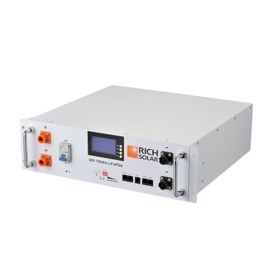 RICH SOLAR Alpha 5 48V 100Ah LiFePO4 Server Rack Battery | 4.8kWh