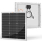 Rich Solar MEGA 50W 12V Monocrystalline Solar Panel (Onyx & Silver)