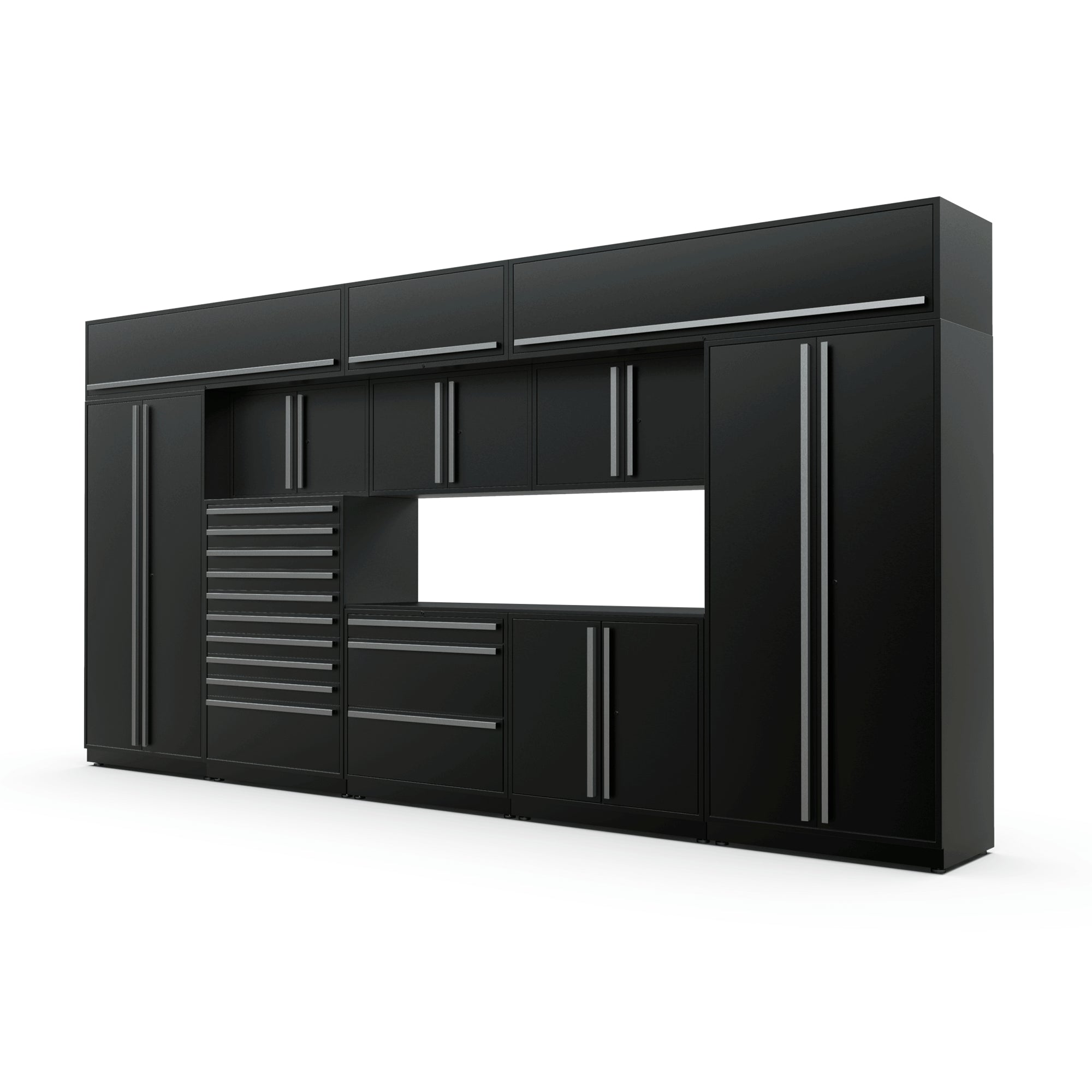 Proslat FusionPlus 16 ft set - TOOL - Overheads Powder Coated Black/Silver 50721K