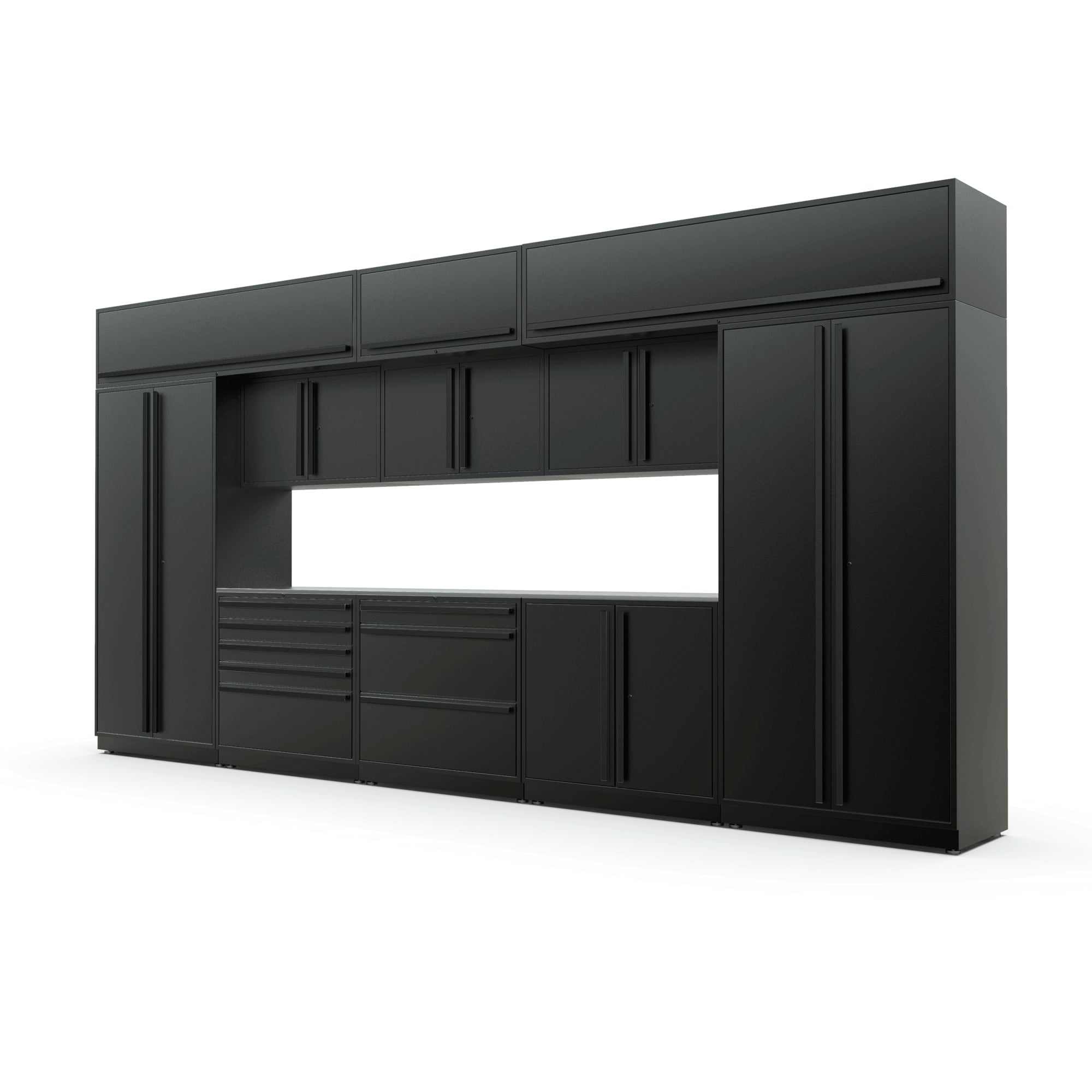 Proslat FusionPlus 16 ft set - MAX - Overheads Stainless Steel Black/Black 50734K