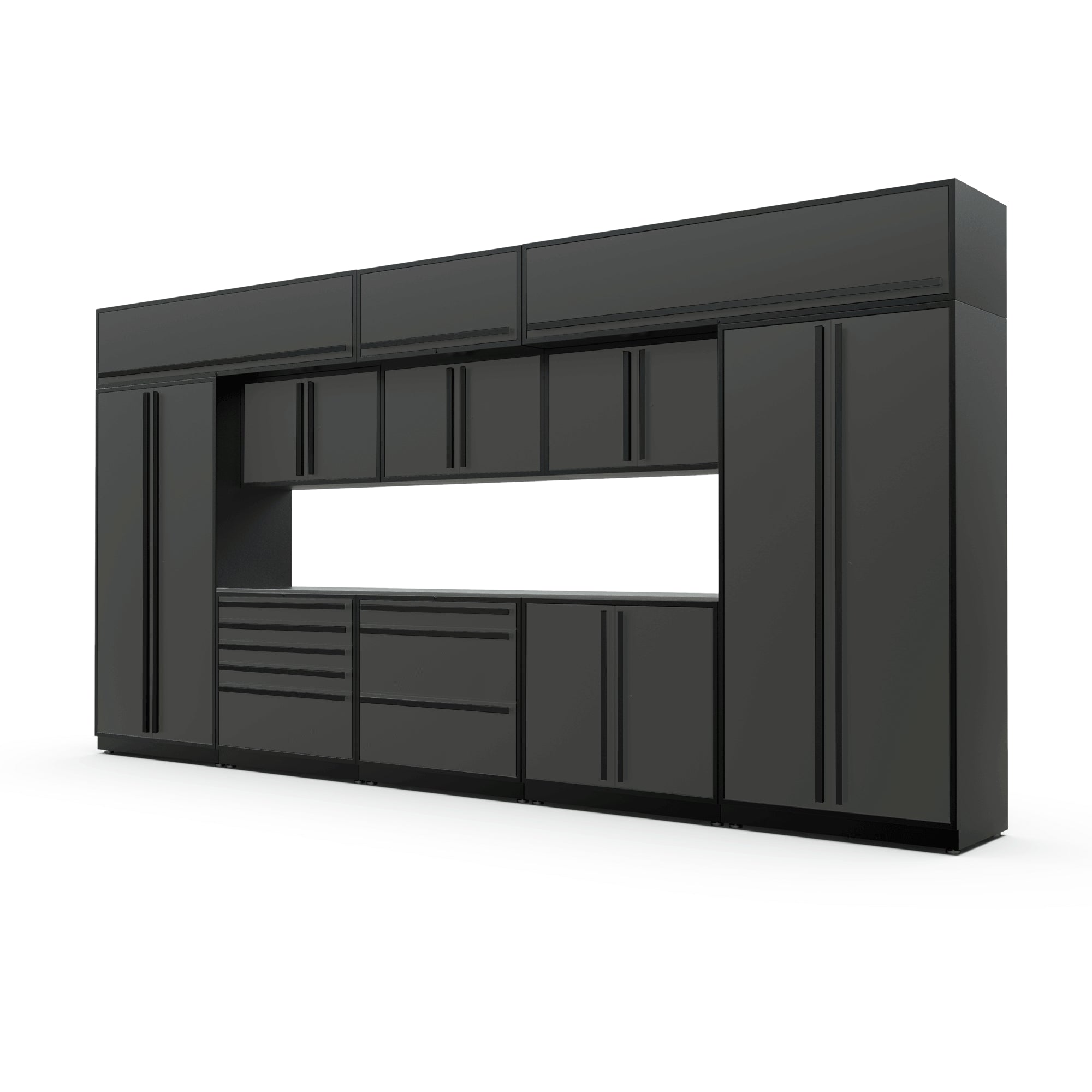 Proslat FusionPlus 16 ft set - MAX - Overheads Stainless Steel Gray/Black 50834K