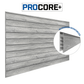 Proslat 8 ft. x 4 ft. PROCORE+ Gray Wood PVC Slatwall 87771