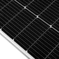 RICH SOLAR 100W MEGA SLIM Solar Panel (12V Monocrystalline, RS-M100SLX)