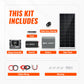RICH SOLAR 200W Off-Grid Solar Kit (Basic, Battery & Complete Inverter Bundles)