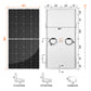 Rich Solar MEGA 250 PRO 250W 24V Monocrystalline Solar Panel (Silver & Onyx Black)