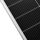RICH SOLAR MEGA 130 Slim 12V Mono Solar Panel (Onyx Black & Silver)