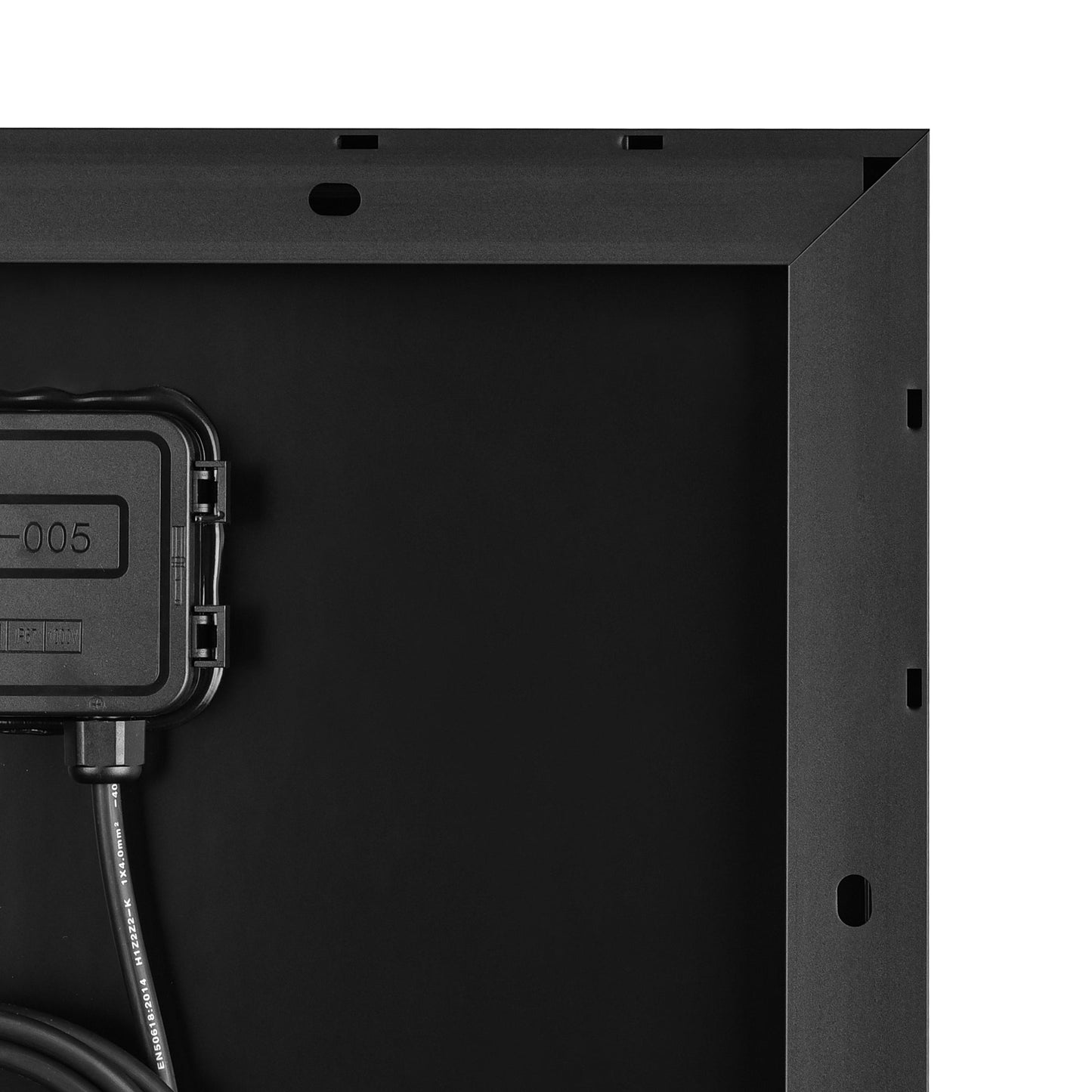 RICH SOLAR MEGA 130 Slim 12V Mono Solar Panel (Onyx Black & Silver)