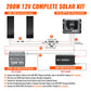 Rich Solar 200W Slim Kit with 30A MPPT Charge Controller | Off-Grid Van & RV Solar