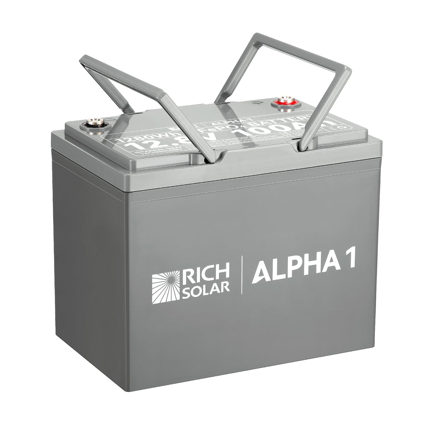 RICH SOLAR Alpha 1 12V 100Ah LiFePO4 Lithium Battery (Lite, Standard & Pro)