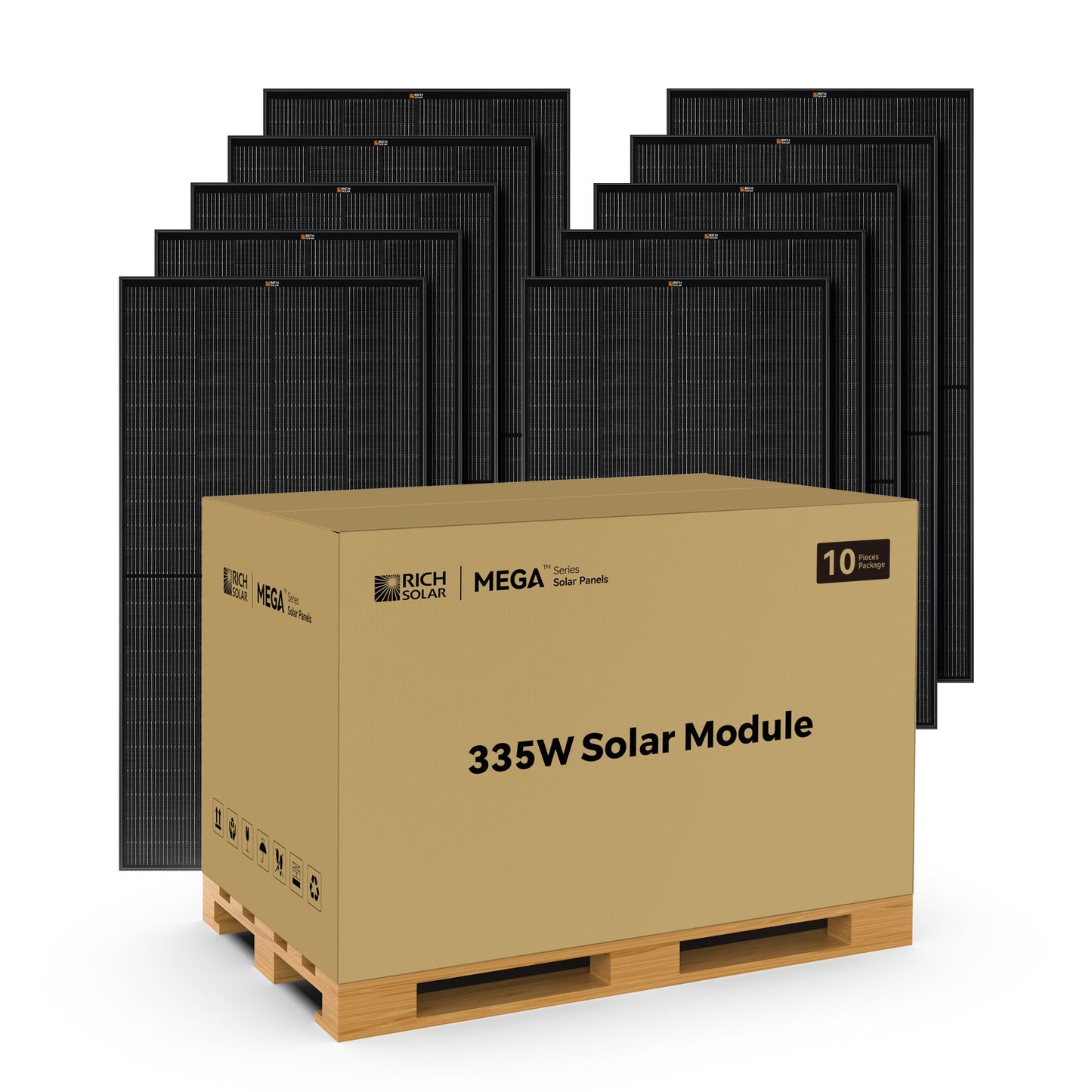 RICH SOLAR MEGA 335W 24V Monocrystalline Solar Panel (TopCon)