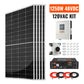 Rich Solar 1250W 48VDC 120VAC Complete Off-Grid Hybrid Solar Kit