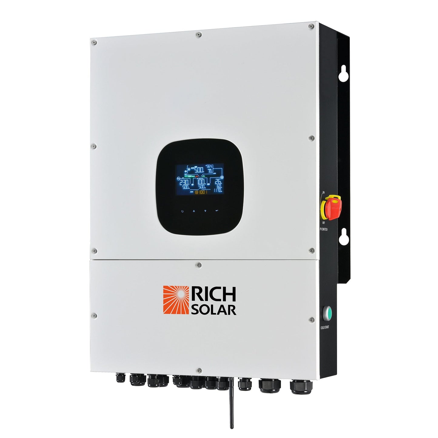 Rich Solar Nova 12K Hybrid Solar Kit | 61.44kWh Lithium Battery Bank