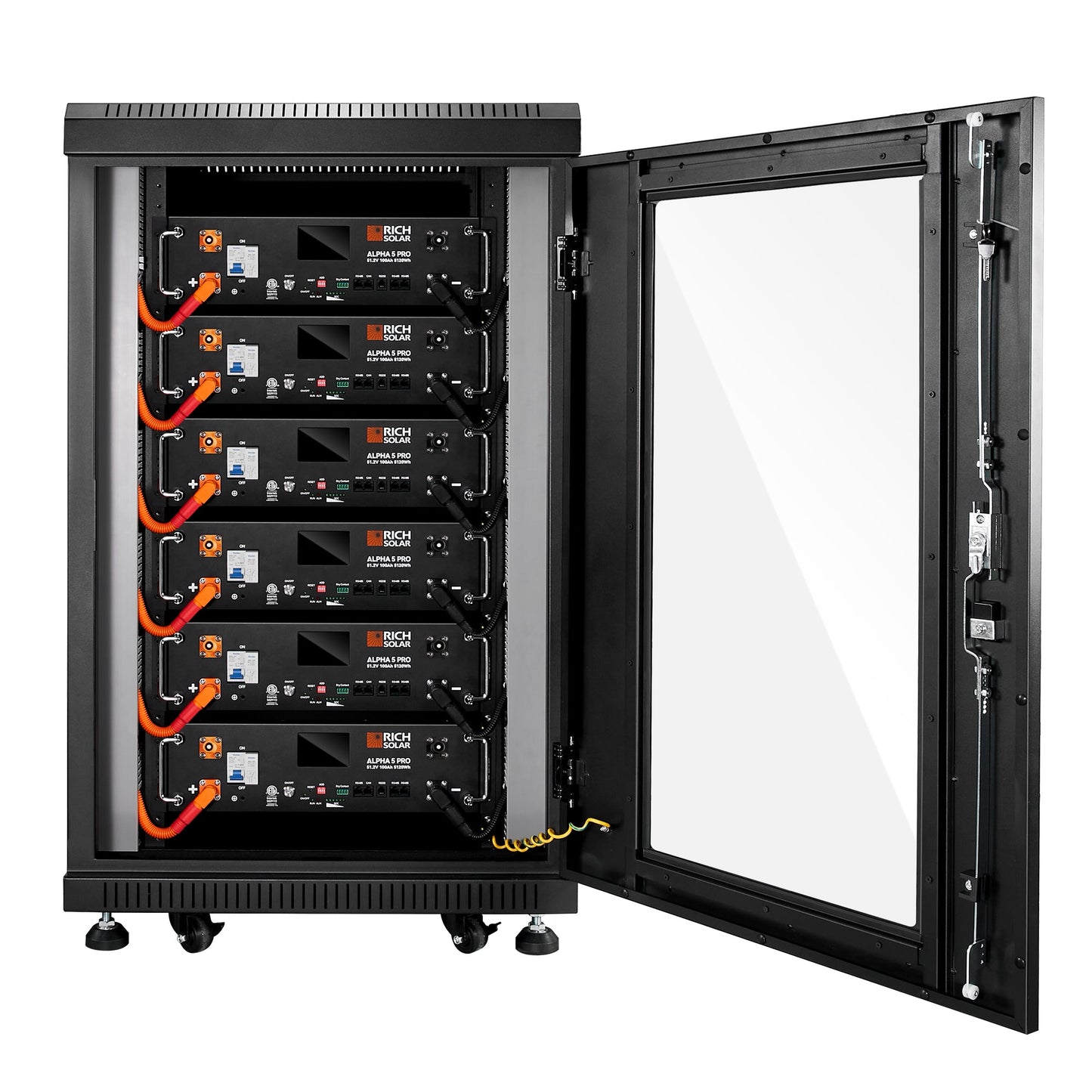 Rich Solar Alpha 5 Pro 48V 100Ah LiFePO4 Server Rack Battery | 5.12kWh