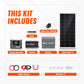 Rich Solar 400 Watt Off-Grid Solar Kit (Basic, Battery & Complete Inverter Options)