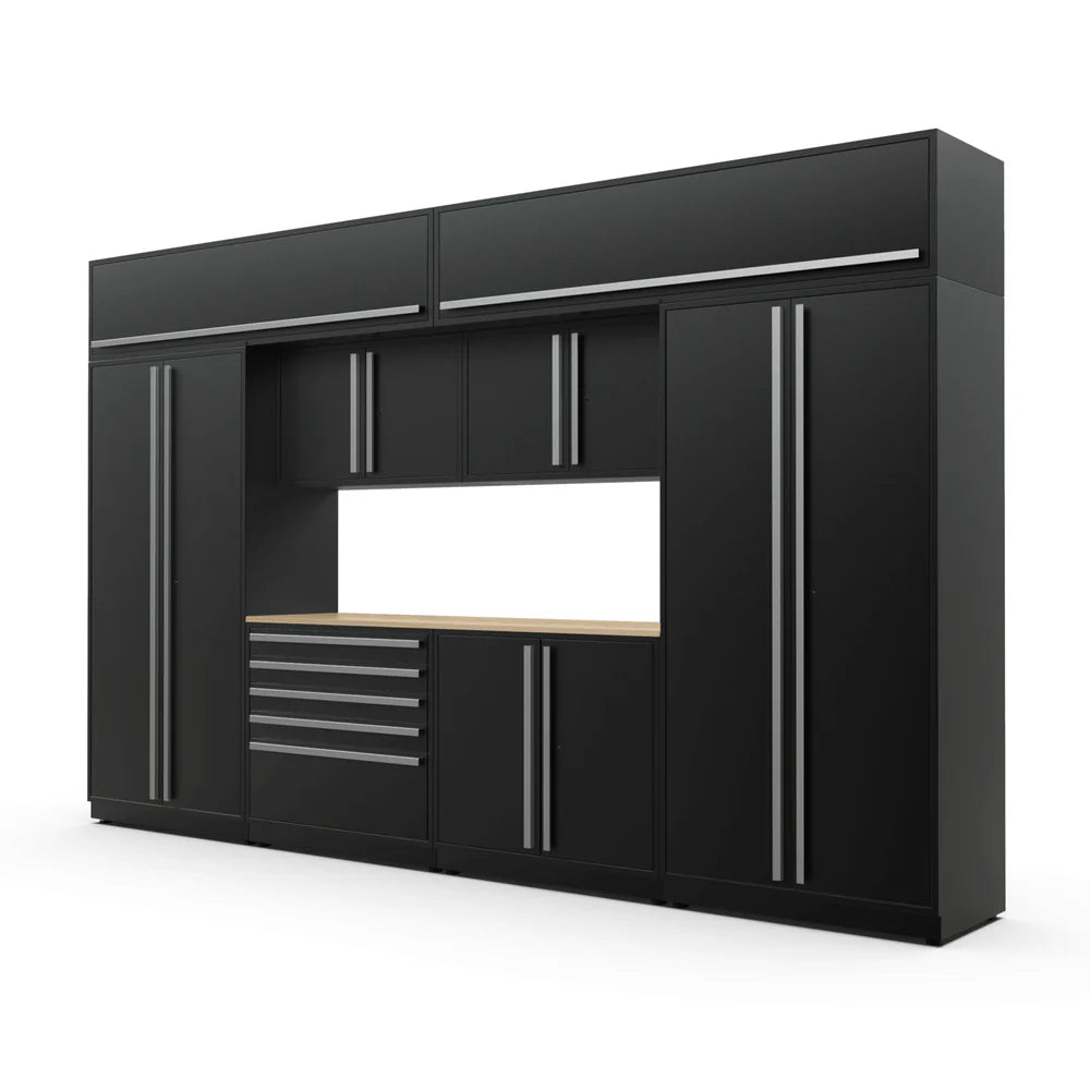 Proslat FusionPlus 13FT Set - MAX with Overheads Black /Maple Wood Silver 51502K
