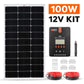 RICH SOLAR 100W Monocrystalline Solar Kit with 20A MPPT Controller
