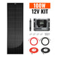 Rich Solar 100W Slim Onyx Off-Grid Solar Kit | 12V Monocrystalline Van & RV Power