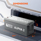 Rich Solar Alpha 2 12V 200Ah LiFePO4 Lithium Battery Series (Lite, Standard, Pro)