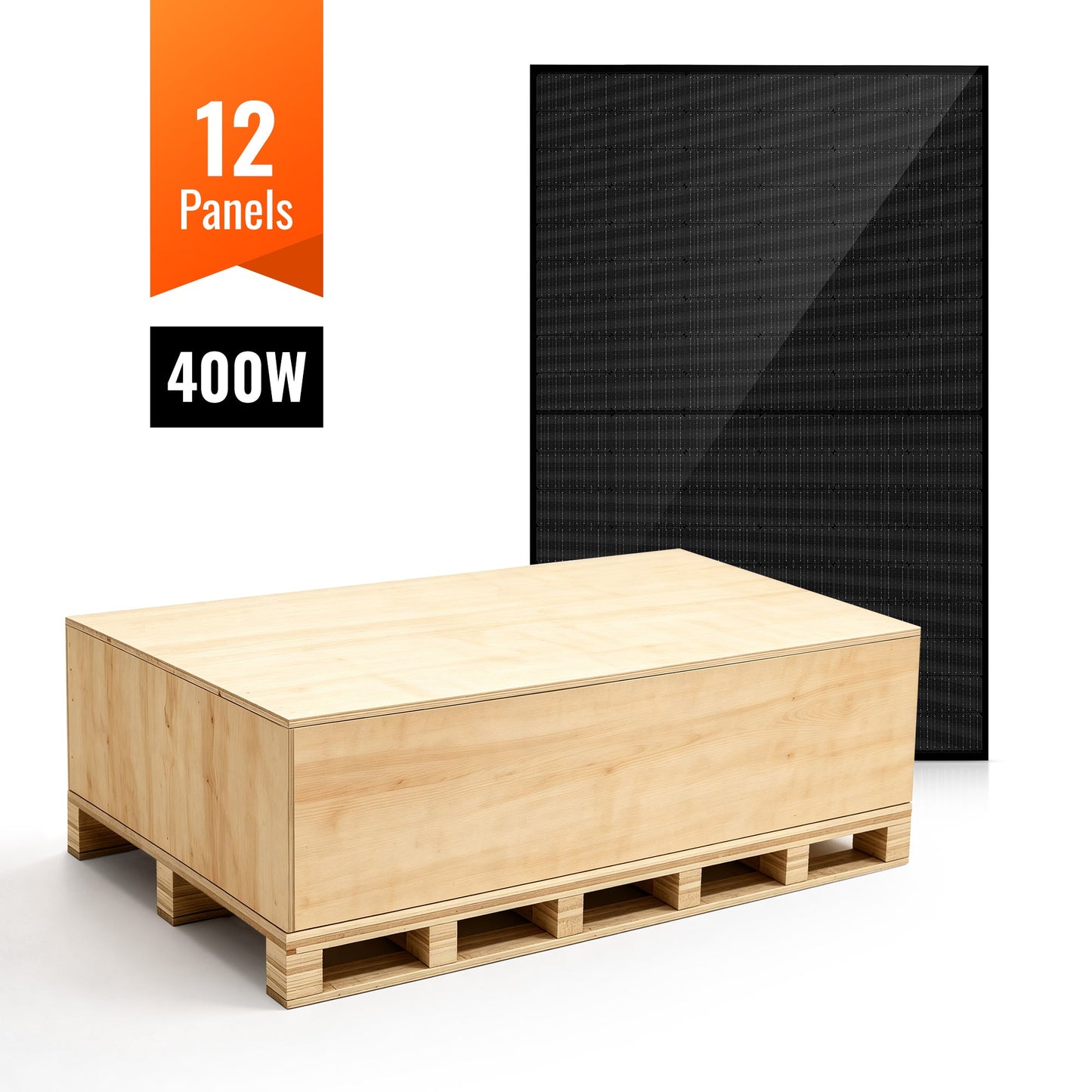 RICH SOLAR MEGA 400 Watt 24 Volt Monocrystalline Solar Panel