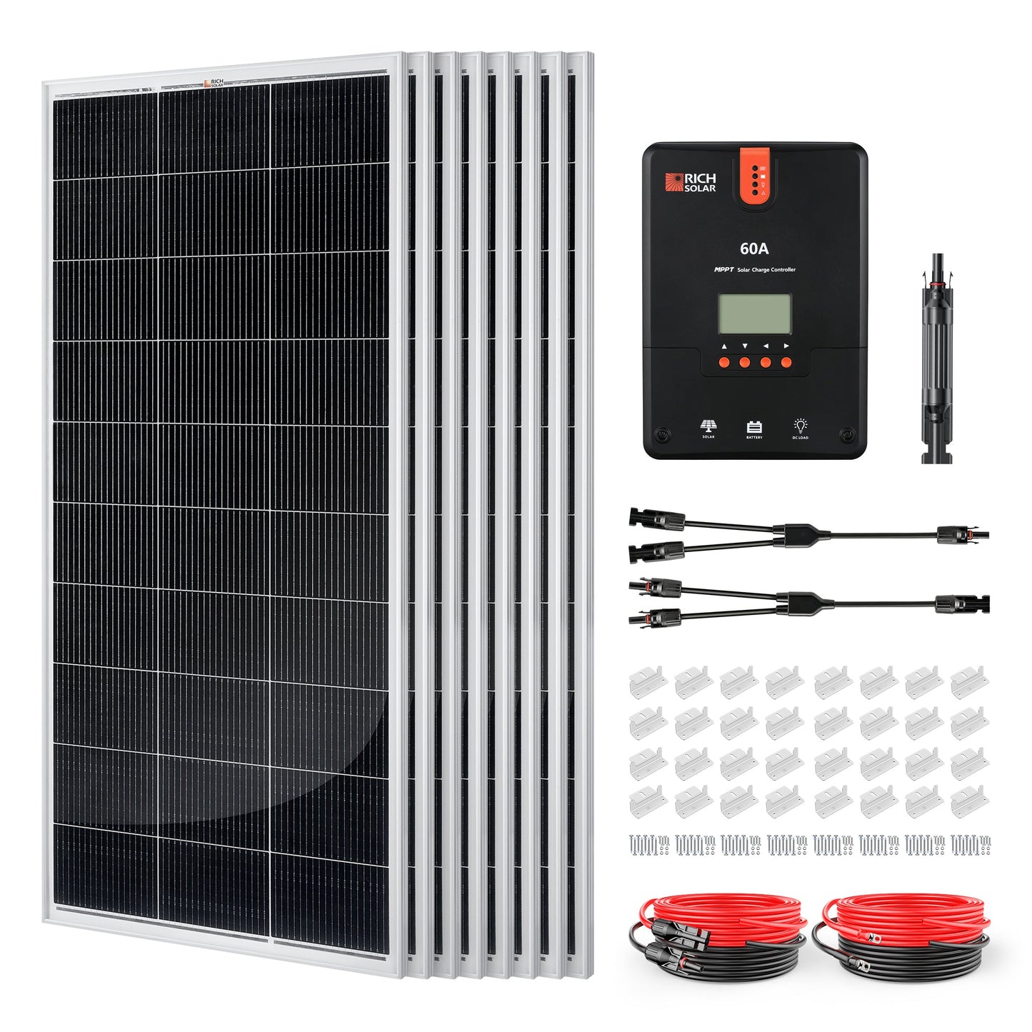 Rich Solar 1600 Watt 24V Off-Grid Solar Kit with 60A MPPT Controller