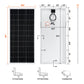 Rich Solar MEGA 200W 12V Solar Panel