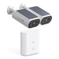 AOSU 2K 3.0MP Dual-Band Outdoor Solar Security Camera Pro System with HomeBase (2-Pack, C8E2DA11)