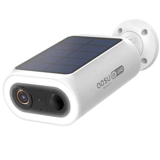 AOSU 4K UHD 8.0MP SolarCam P1 Max Outdoor AI Smart Security Camera (C8S2CA11)