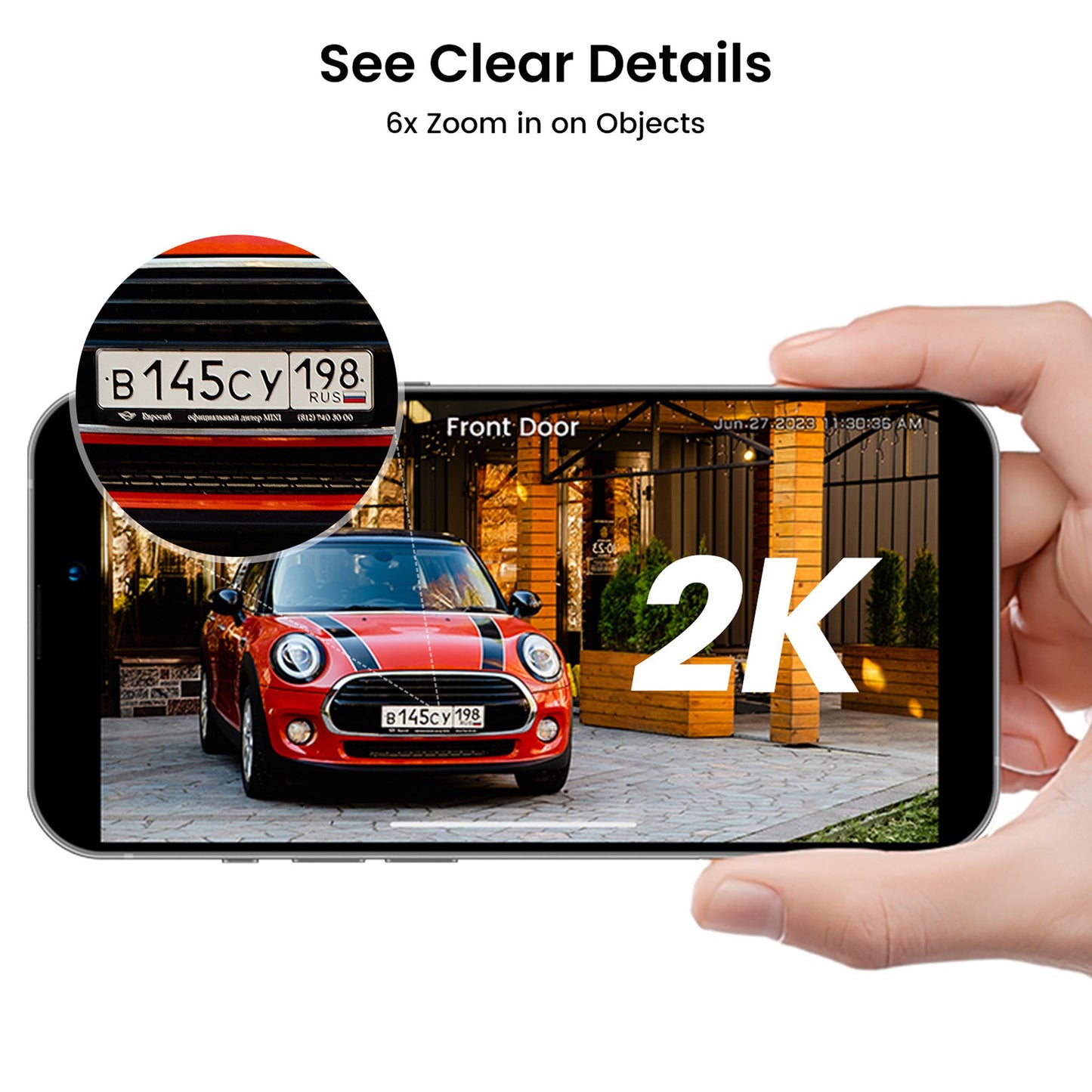 AOSU 2K 3.0MP Dual-Band Solar Security Camera Kit with HomeBase (4-Pack, C9C-4H)
