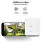 AOSU 2K 3.0MP Dual-Band Solar Security Camera Kit with HomeBase (4-Pack, C9C-4H)