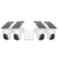 AOSU 2K 3.0MP Dual-Band Solar Security Camera Kit with HomeBase (4-Pack, C9C-4H)