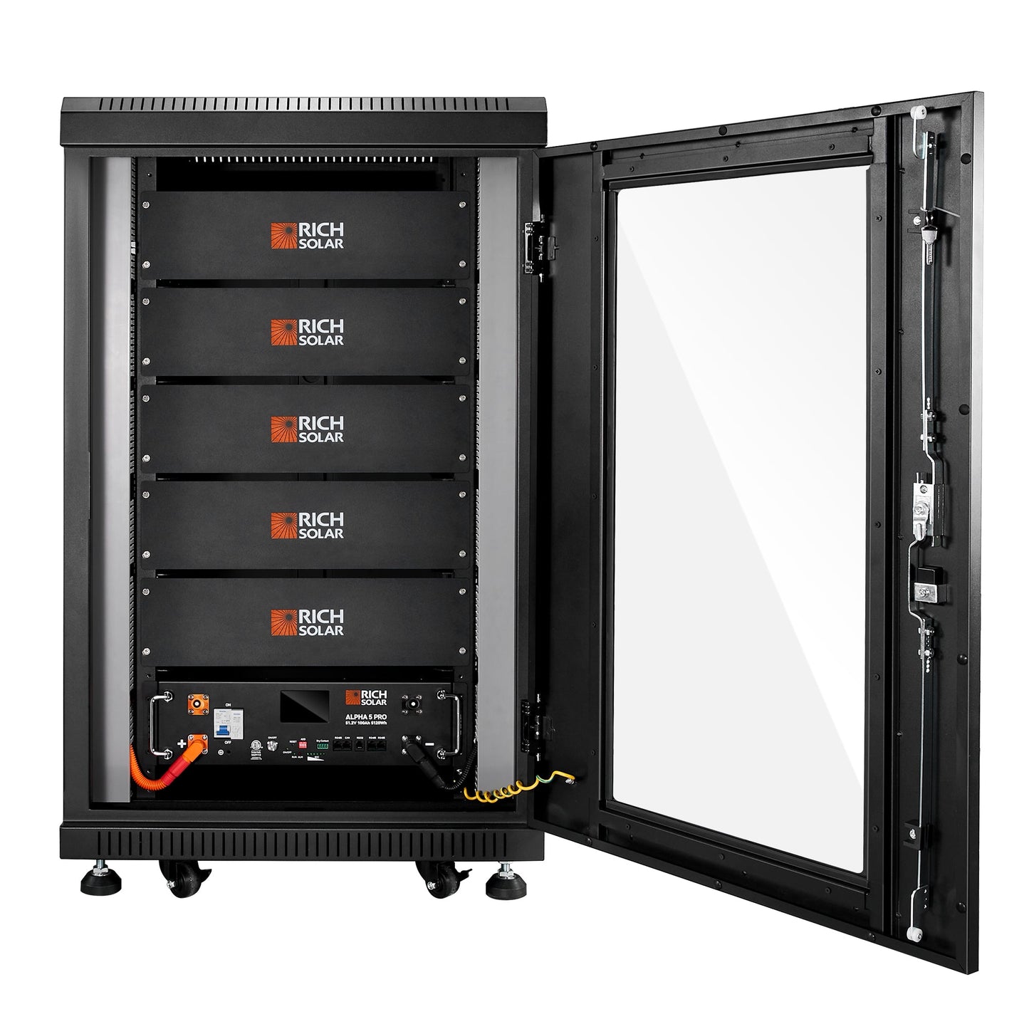Rich Solar Alpha 5 Pro 48V 100Ah LiFePO4 Server Rack Battery | 5.12kWh
