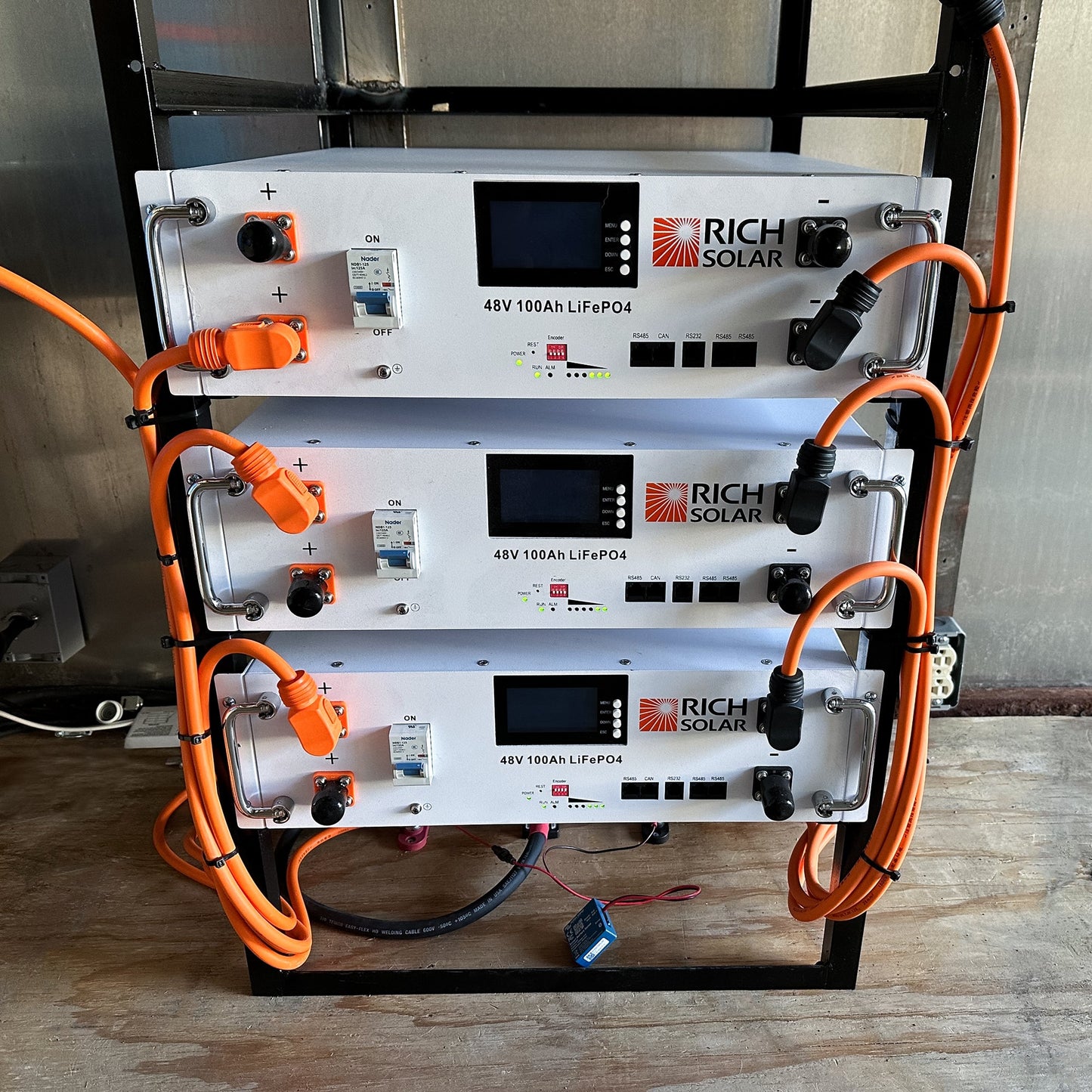 RICH SOLAR Alpha 5 48V 100Ah LiFePO4 Server Rack Battery | 4.8kWh
