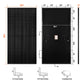 Rich Solar MEGA 250 PRO 250W 24V Monocrystalline Solar Panel (Silver & Onyx Black)