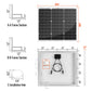 Rich Solar MEGA 50W 12V Monocrystalline Solar Panel (Onyx & Silver)