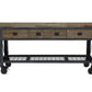 Duramax 72"Wx24"D 3-Drawer Rolling Workbench Aged Macadamia 68001M