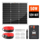 Rich Solar 50W 12V Monocrystalline Solar Kit with 20A MPPT Charge Controller