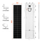 RICH SOLAR MEGA 130 Slim 12V Mono Solar Panel (Onyx Black & Silver)