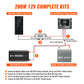 RICH SOLAR 200W Off-Grid Solar Kit (Basic, Battery & Complete Inverter Bundles)