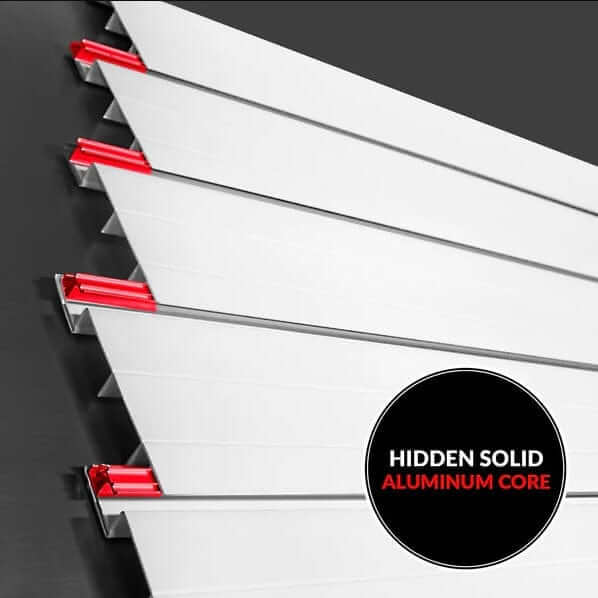 Proslat 8 ft. x 4 ft. PROCORE PVC Slatwall Panel Set White – 4 Pack 128 sq ft 87742K